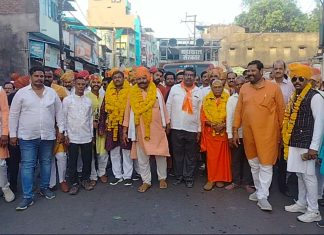 राजपूत समाज ने वीर शिरोमणि पृथ्वीराज चौहान जयंती पर निकाली शौर्य पराक्रम यात्रा