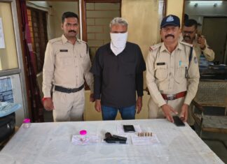 नाश्ता के ठेले को हटाने के लिए प्लाईवुड दुकान संचालक ने चलाई गोली