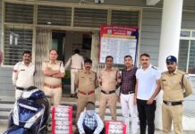 अवैध शराब तस्करी करने वाला आरोपी गिरफ्तार