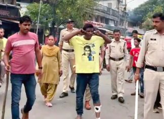 गांजा तस्करी में फरार इनामी आरोपी गिरफ्तार