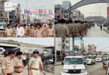 आगामी त्योहारों पर पुलिस का कड़ा पहरा