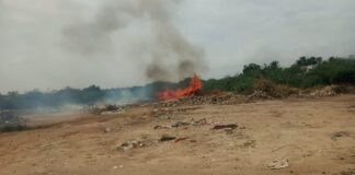 किडाणा रोड पर वन विभाग की जमीन के पास सुलगता ज़हरीला बारूद